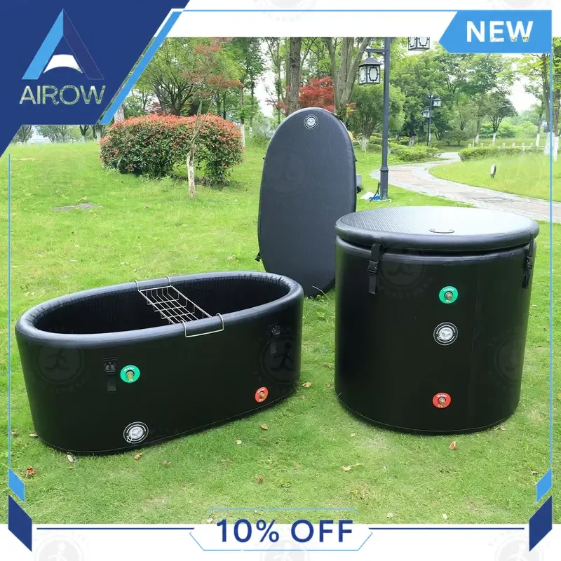 for Ice Bath Tub Portable Inflatable Cold Plunge Pool with Chiller Recovery System for Athletes Home Gym Fitness Therapy