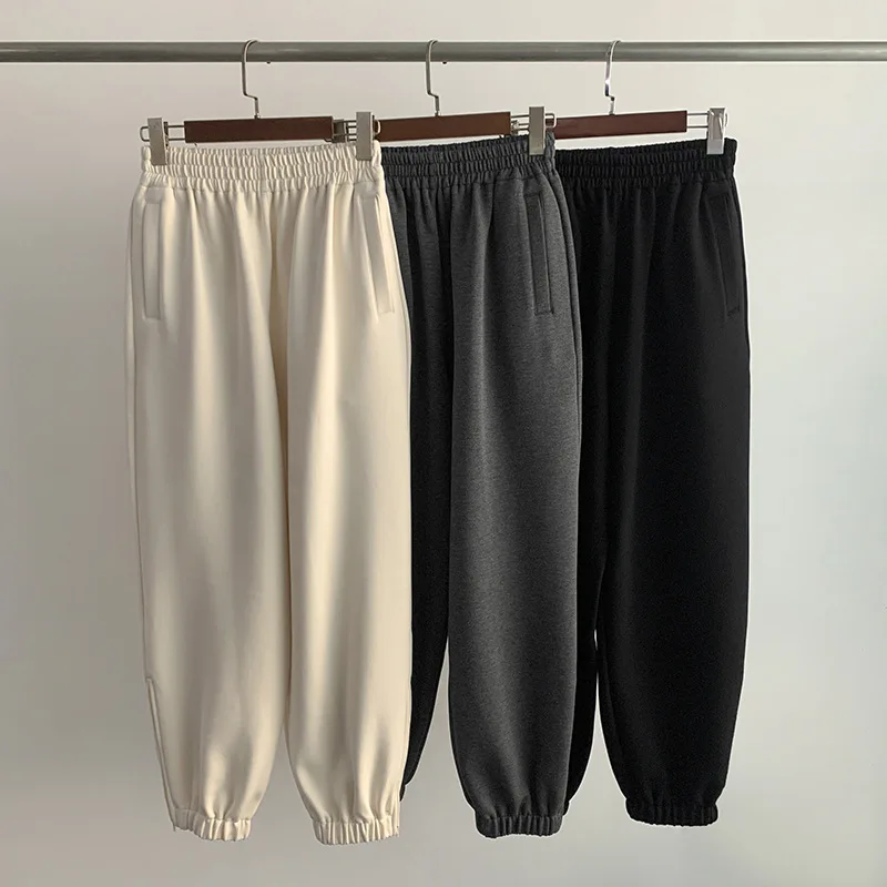 

Soft-Fleece Feel, Drapey Elastic Cuffs, Zipper Hem, Floor-Length Pants, Sweatpants Style For Fall/Winter