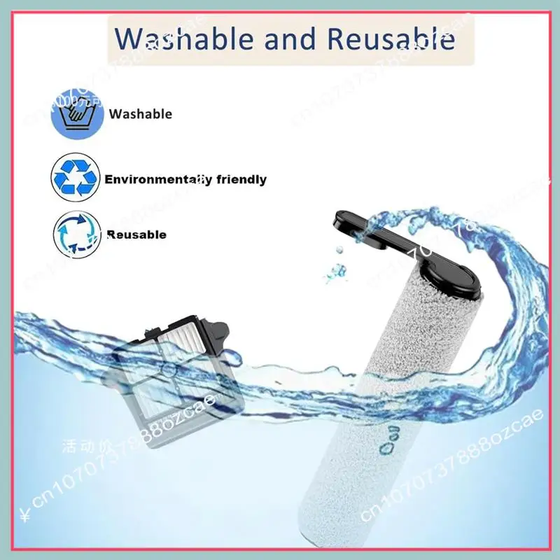 A26P For Tineco Floor One S7 Pro/Floor One S6 Brush Filters Wet/Dry All-In-One Vacuum Cleaner Replacement Parts