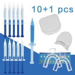 Dropship kit de clareamento dos dentes luz branca dental branqueamento gel oral kit branqueamento dos dentes cuidados orais sistema de branqueamento dental