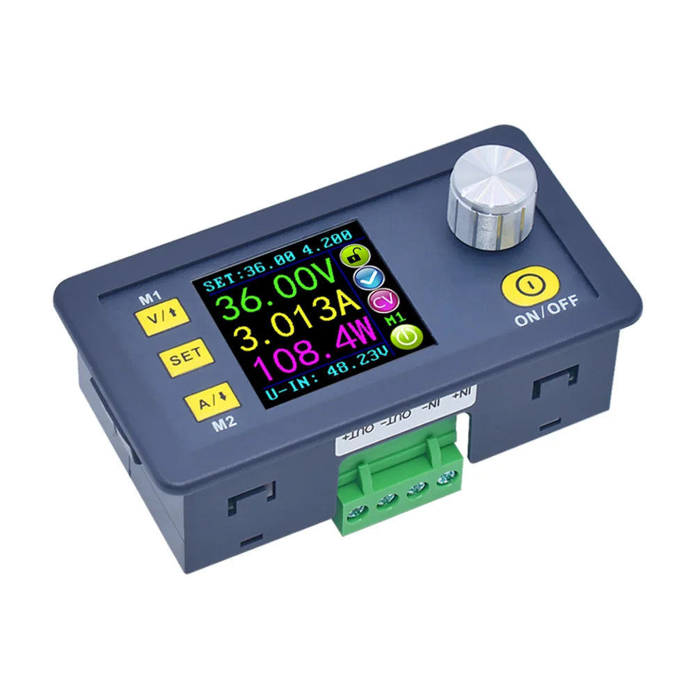 LIZAO DPS5005 50V 5A DC-DC Step-Down Power Supply Module Adjustable Regulated Converter With Communication Voltmeter Display