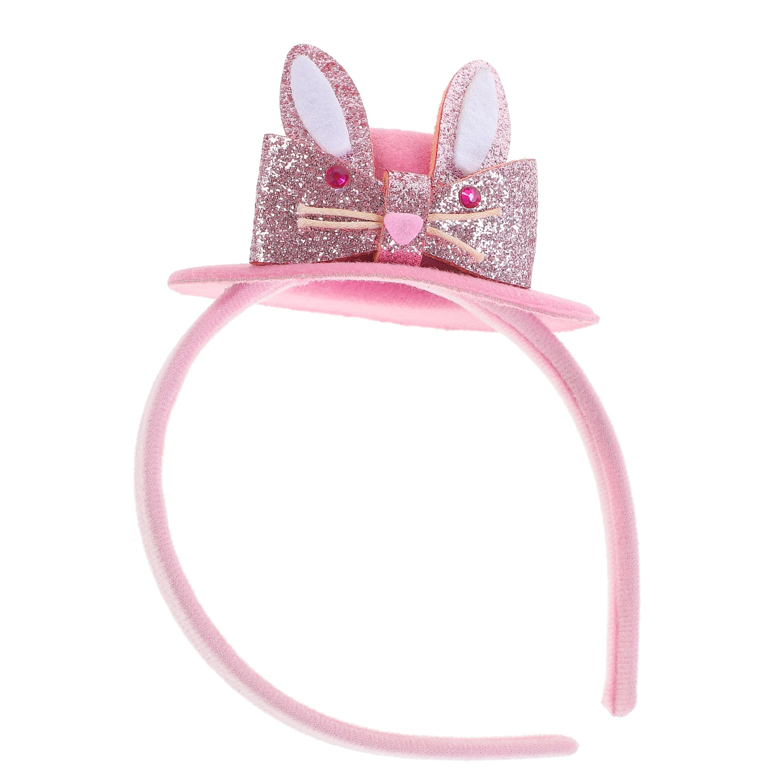 

Bunny Headband Ears Hairband Inflatable Rabbit Headdress Headbands Felt Cosplay