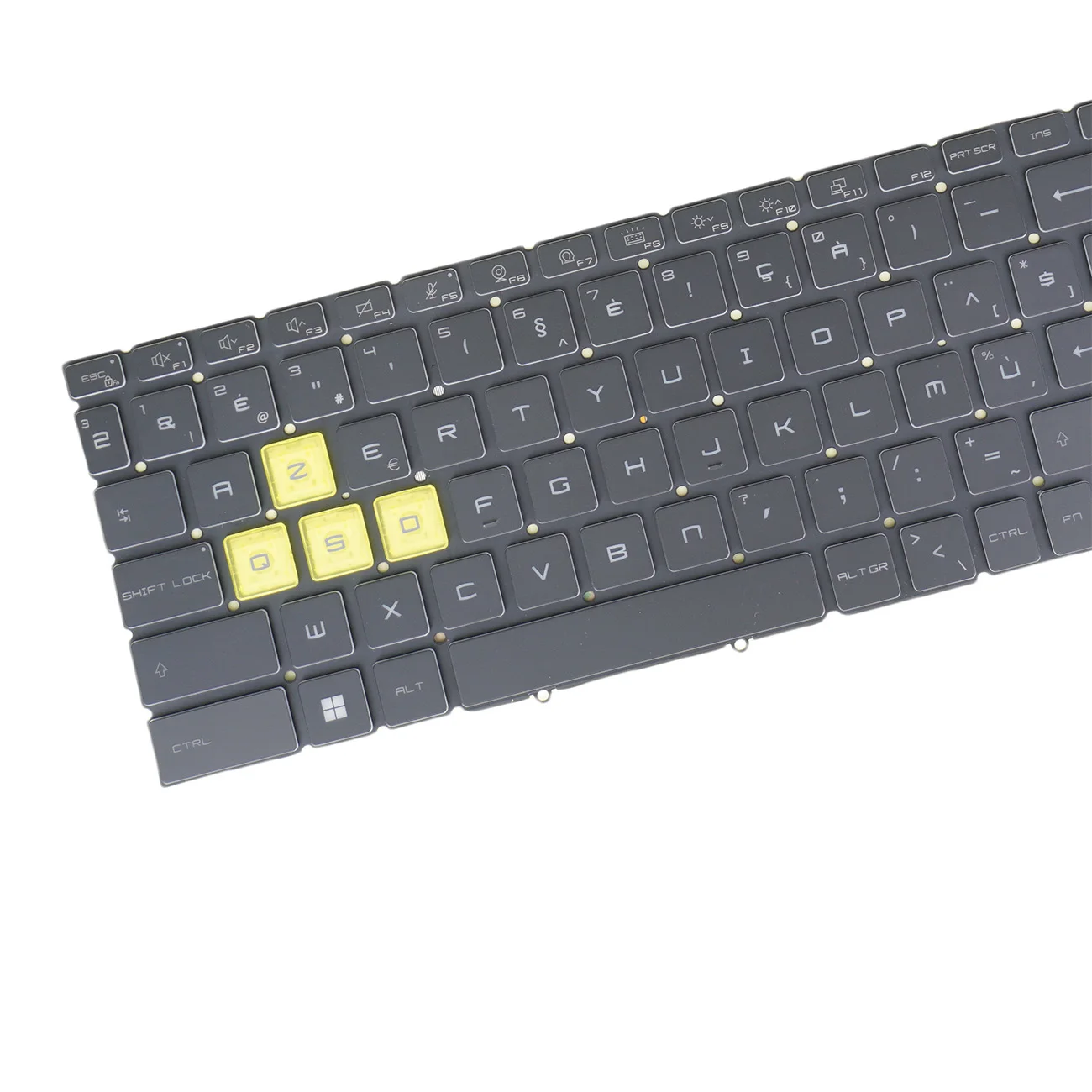 Belgian AZERTY RGB Backlit Keyboard For MSI Crosshair 15 B12U / C12V / R6E B12U / B12UGSZ / B12UGZ / B12UEZ / B12UEZO / B12UGSZO