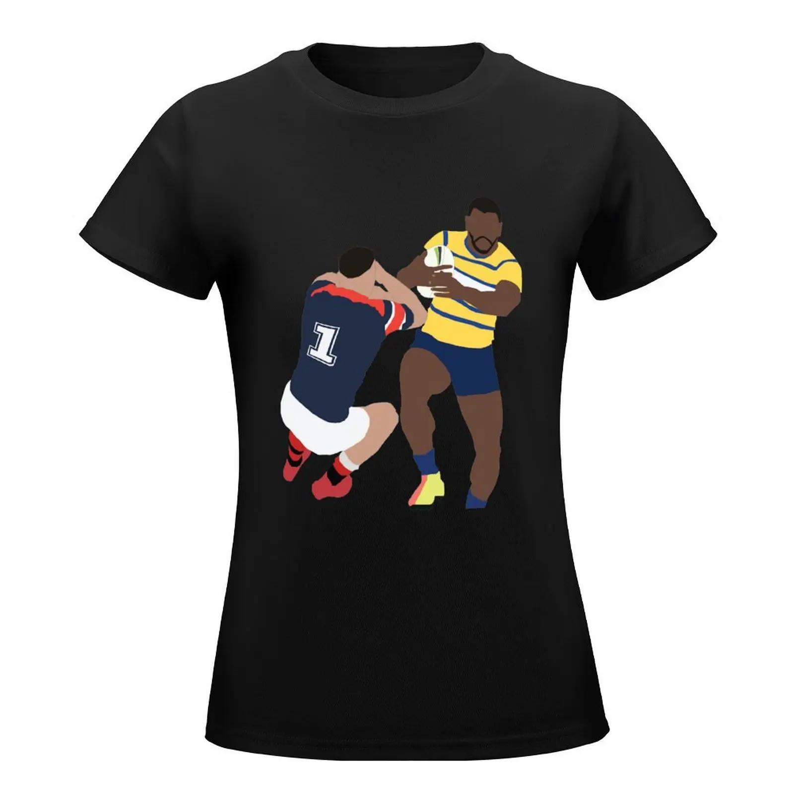 Maika Sivo knocks out Tedesco T-Shirt summer top sublime summer tops graphic t-shirts for Women