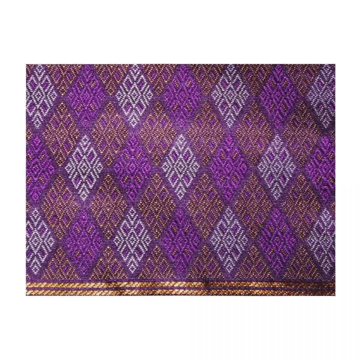 

Thai Silk - Purple Gold Thai silkworms Throw Blanket Retros For Baby Plush Summer Beddings Blankets