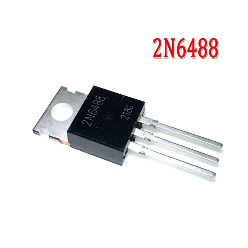 10pcs/lot 2N6488 2N6491 TO-220 2N6488G 2N6491G TO220 80V 15A in Stock image 2