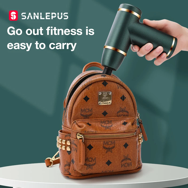 SANLEPUS المهنية تدليك بندقية جهاز مساج كهربائي عميق العضلات الرقبة الظهر مدلك لتخفيف الآلام الجسم الاسترخاء اللياقة البدنية