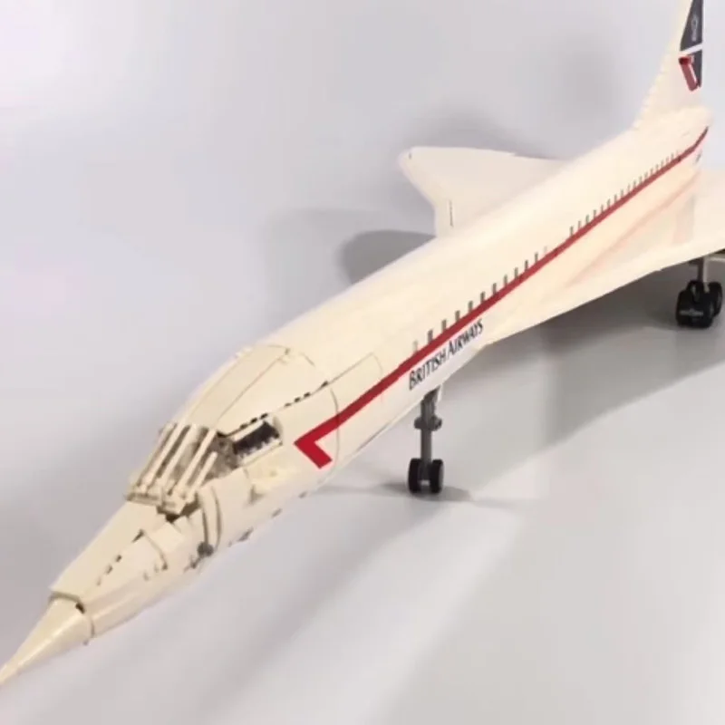 طقم بناء طائرة إيرباص كونكورد الجديدة لعام 2025، نموذج طائرة فائقة السرعة ومركبة فضاء 10318، لعبة تعليمية للأطفال وهدايا أعياد الميلاد
