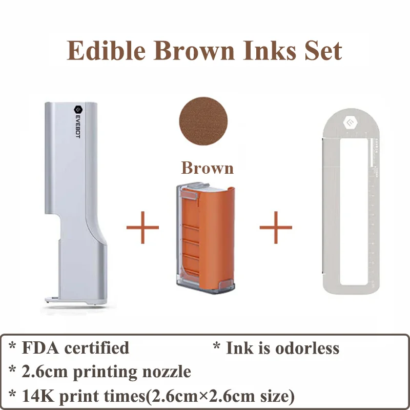 Evebot 食品グレードのポータブル PrintPen ハンドヘルド
