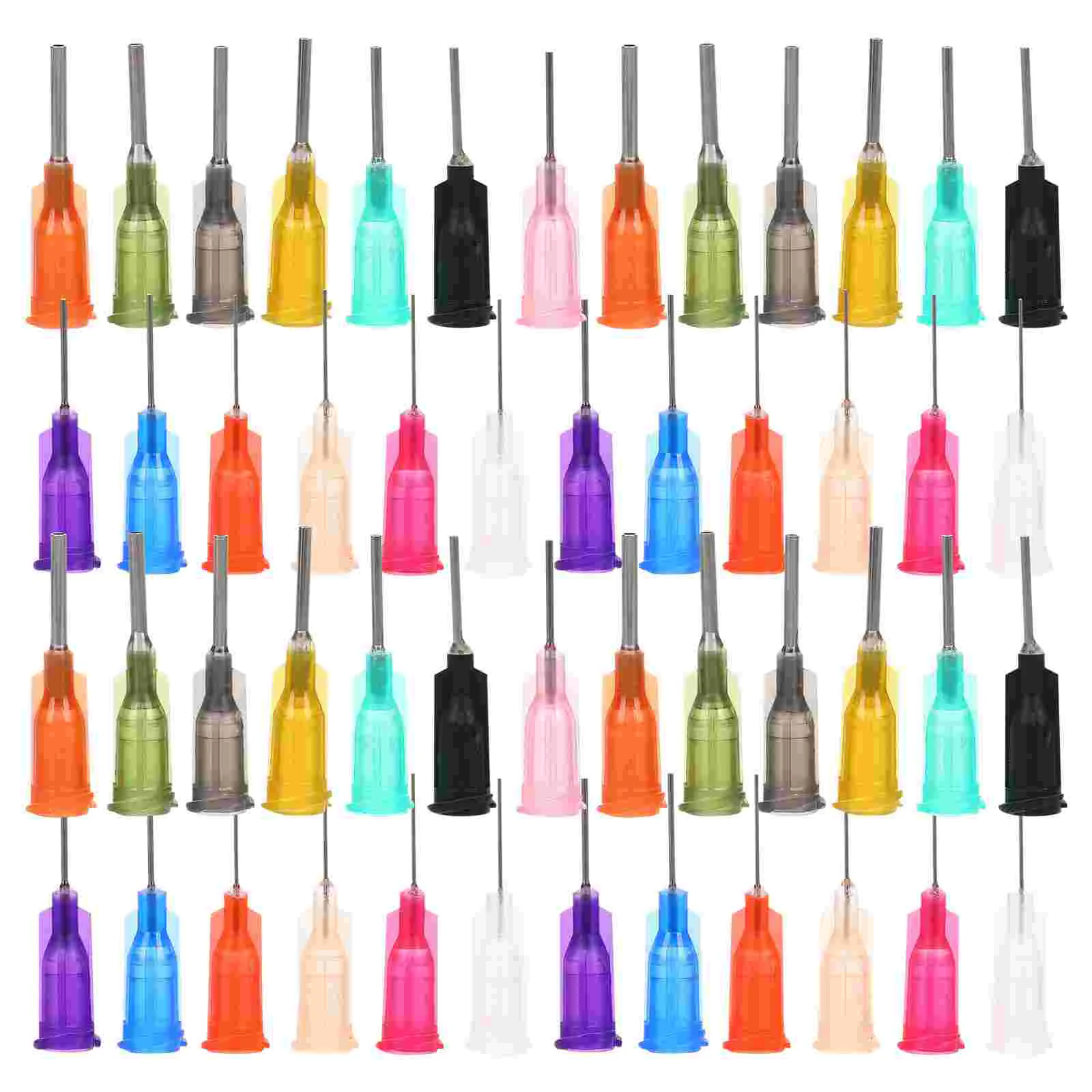 60pcs Glue Dispenser Replacing Needles Tip Industrial Liquid Dispenser Needles(13G- ) tips