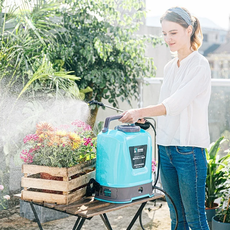 Agricultural high-pressure lithium battery backpack rechargeable pesticide sprayer spraying machine motorized sprayer