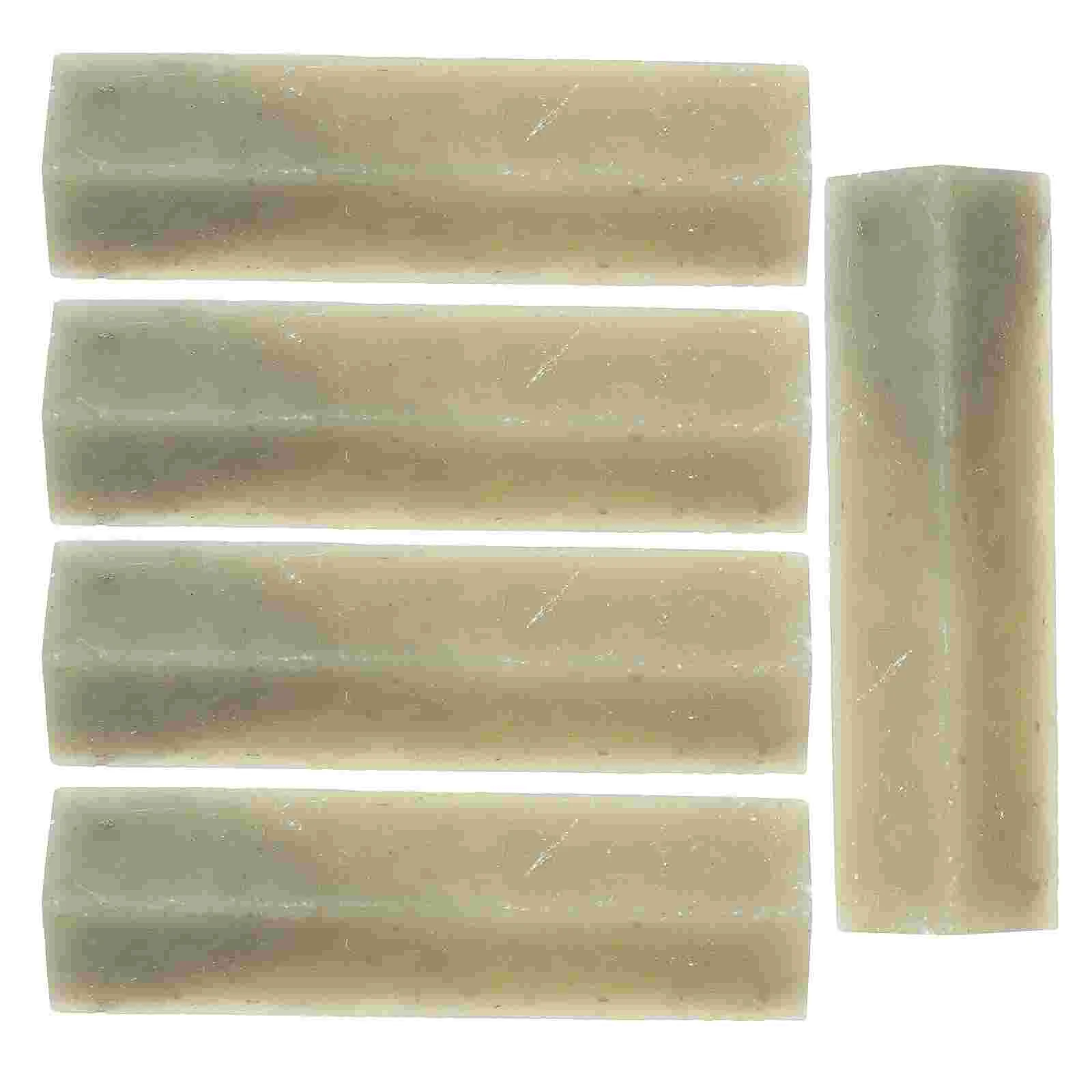 

5Pcs Stone Seals Blank Carving Stamps Material Beginner Practice Calligraphy Engraving Versatile Use Seal Block