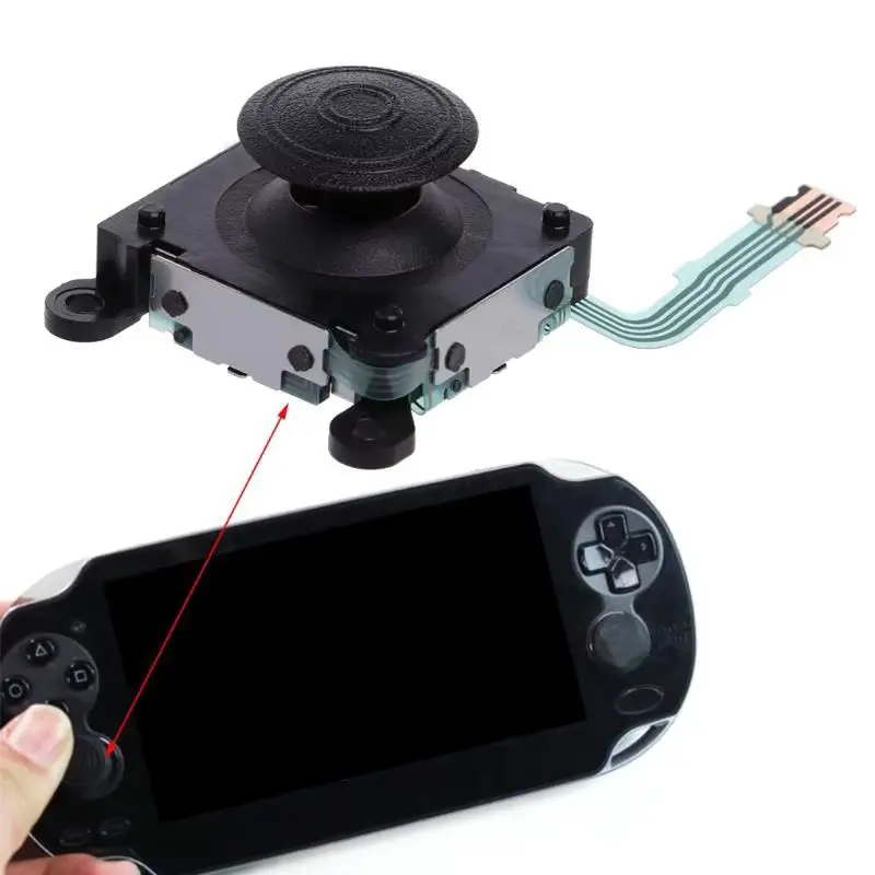 Para PSV2000 PSVITA 20003D PS VITA 2000 3D reemplazo analógico Joystick Stick botón basculante Thumbstick módulo GameAccessory
