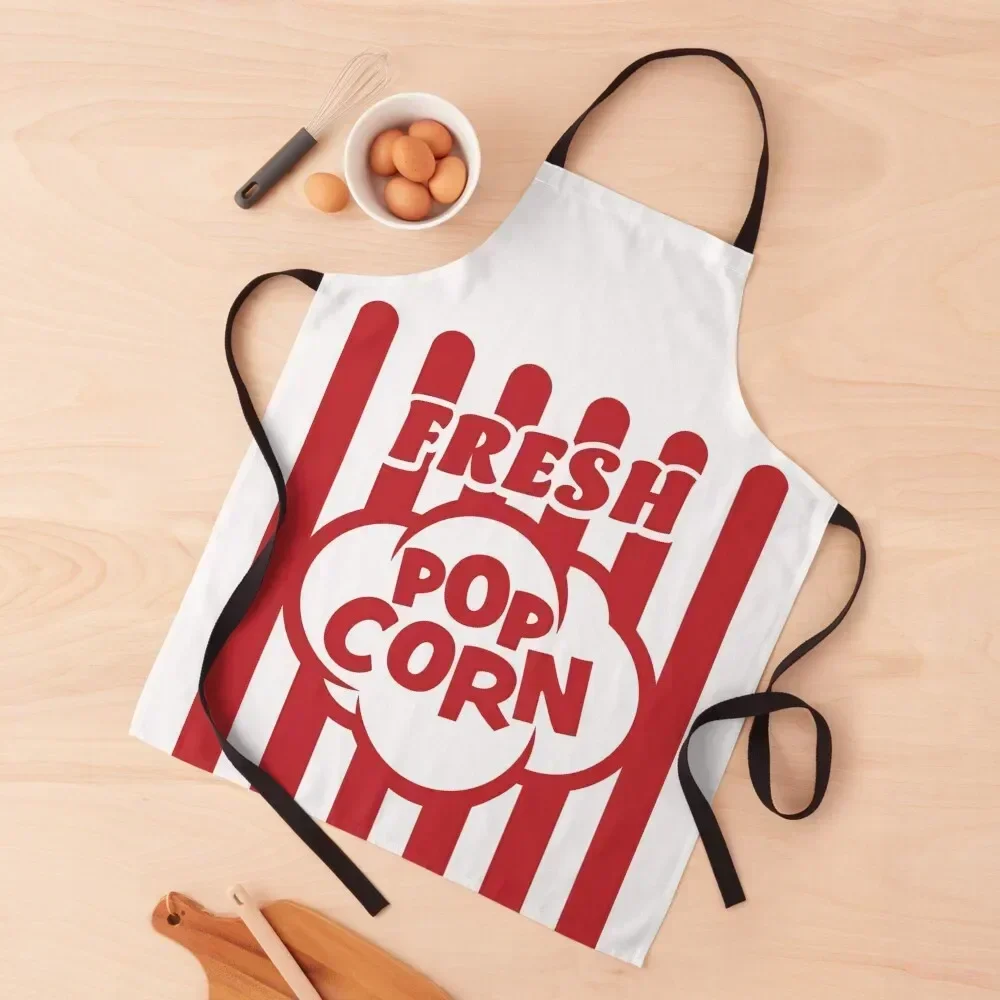 

Fresh Popcorn Costume for Halloween Apron Barista professional hairdressing For Women Kitchen Costume Waiter Apron