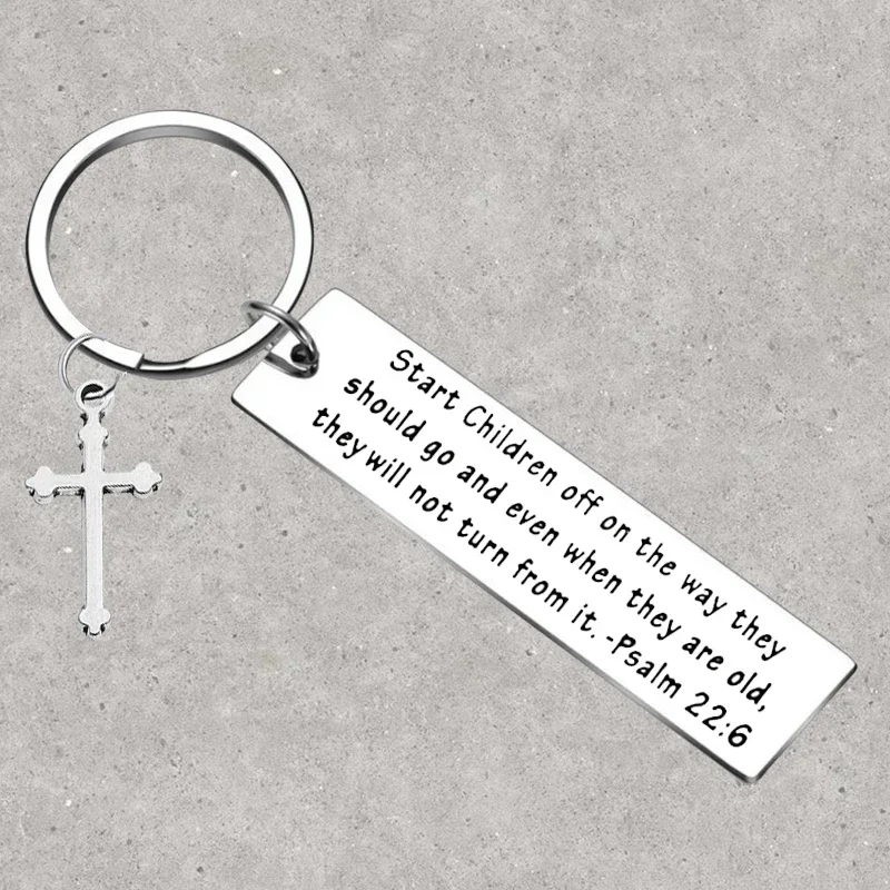 Hot School Teacher Gift Keychain Teacher Appreciation Key Rings Start Children Off On The Way They Should Go