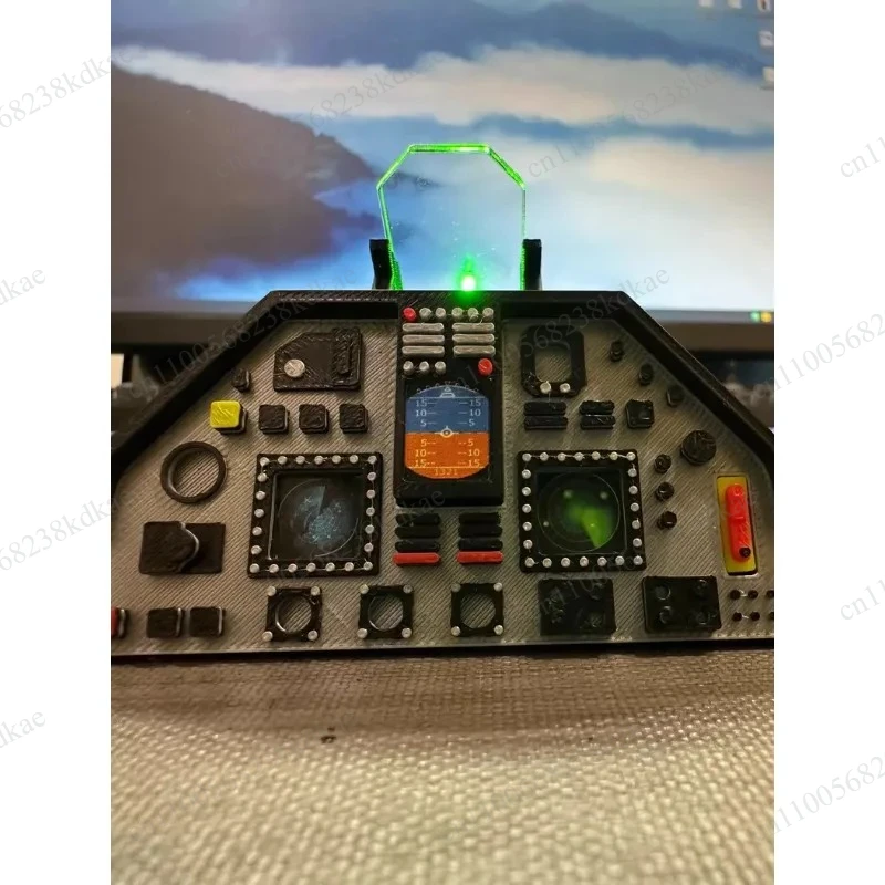 RC Airplane Cockpit Instrument Display Dashboard Twin Motor Fixed Wing Model FPV Upgrade Accessories