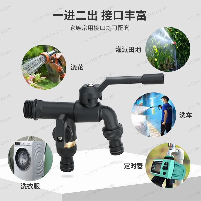 Heavy Duty Solid Brass Garden Spigot - Dual Control Outdoor Faucet with Freeze Protection for Lawn, Garden & Household Use