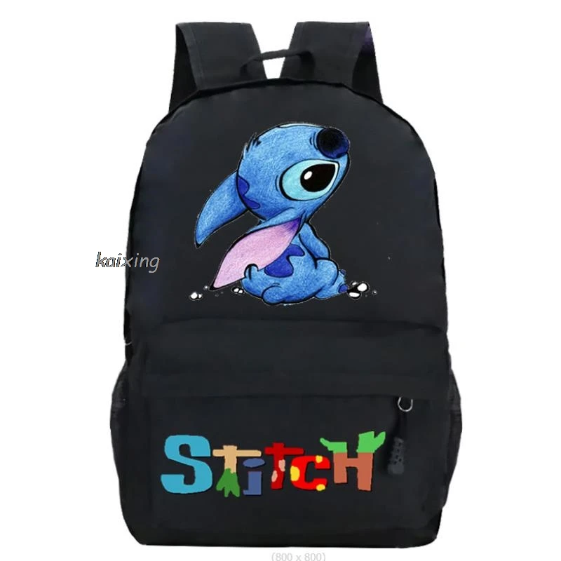 Lilo And Stitch zaino adolescenti zaini donna uomo Laptop zaino da viaggio ragazza ragazzi bambini scuola libro borsa regalo di compleanno