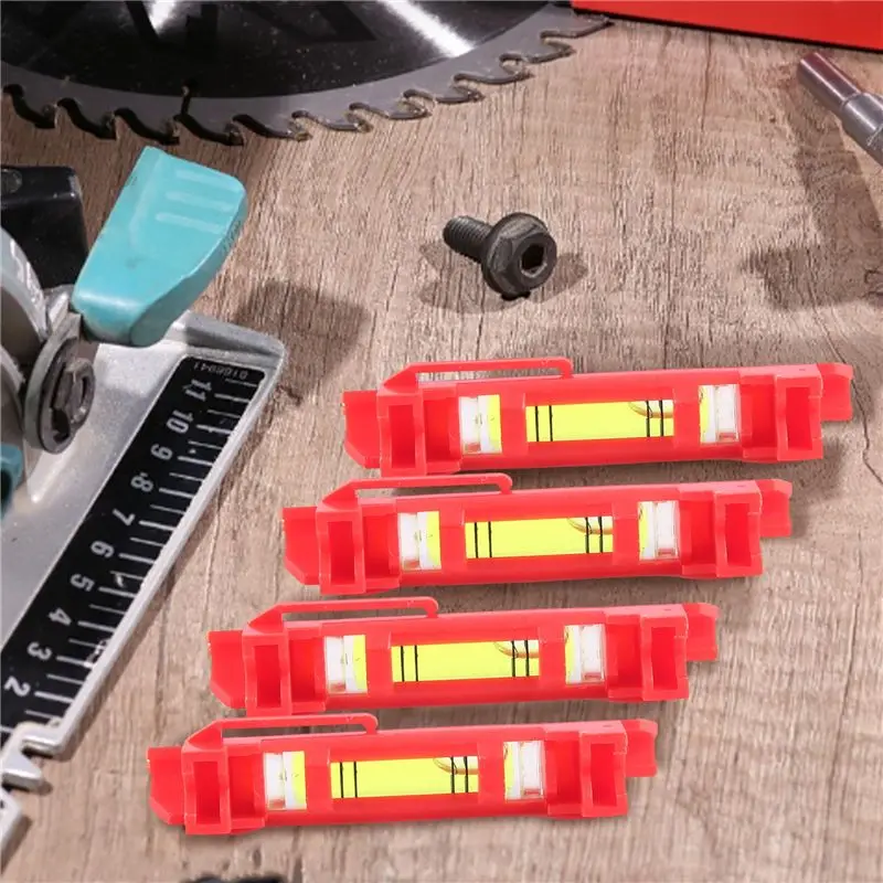 A19F-4Pcs String Level Hanging Line Bubble Levels For Leveling Surveying, Building Trades, Bricklaying, Etc.