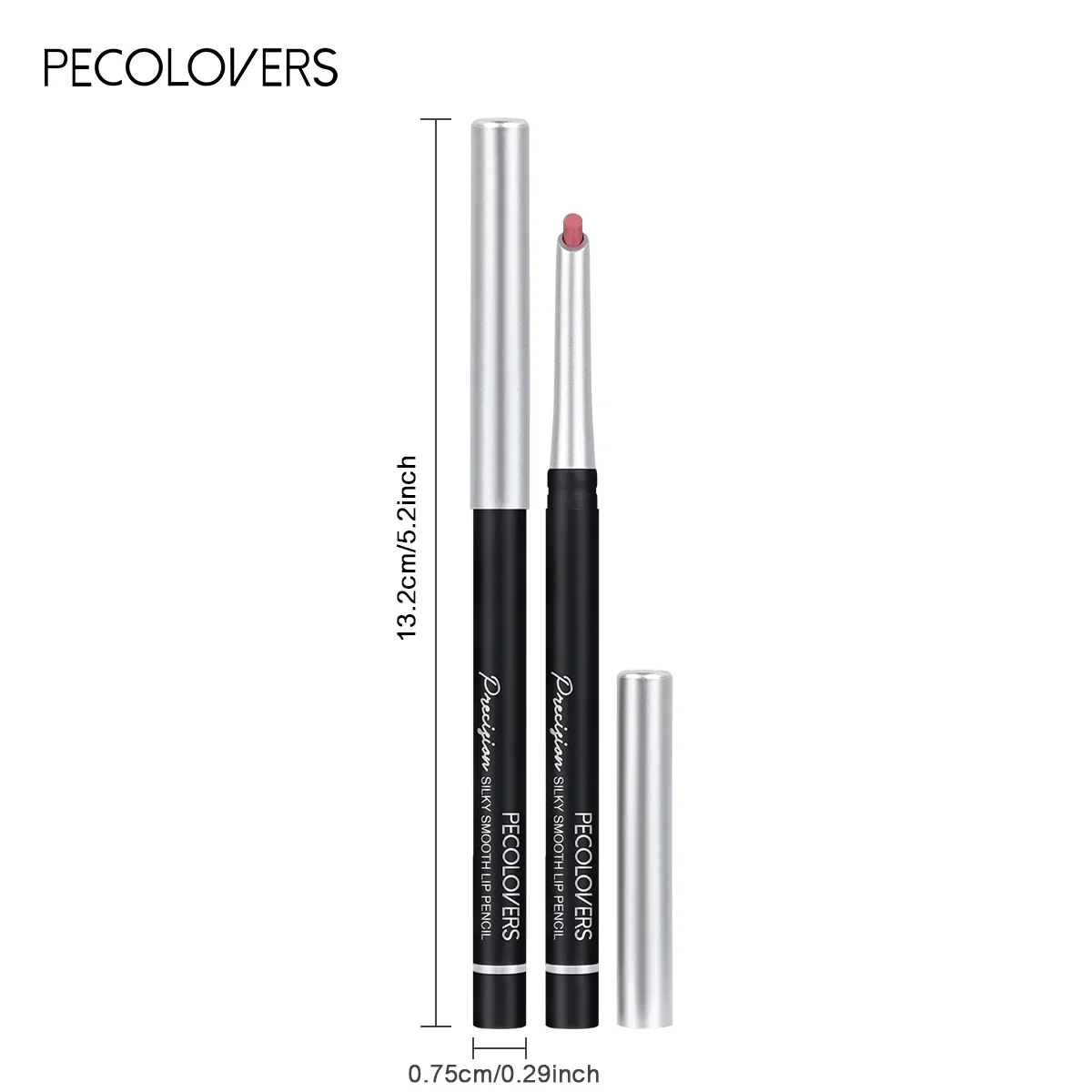 슬랜트 튜브 립 라이너, 립스틱 립 펜슬, 방수 립스틱 펜, 오래 지속되는, 매트 립 라이너