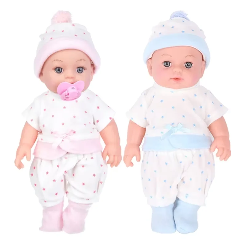 12in/30cm Reborn Doll Can Be Washed, Appease Be Education Soft Baby Doll Limb Movable and Clothes Detachable, Children's Toy Gif