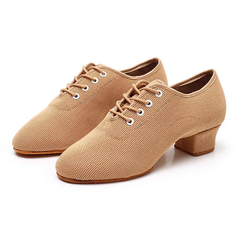 1pair/lot woman modern dancing shoes lady jazz latin dancing breathtable heel 3cm 5cm dancing shoes