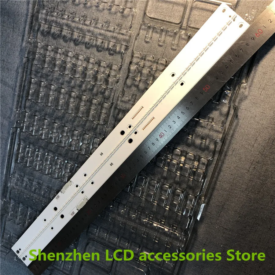 ใหม่ 5 ชุด = 10 ชิ้น LED Strip สำหรับ Samsung UN55MU7000FXZA UE55MU6400UXZT BN96-39595A 39596A V6ER_550SMA_LED66_R2 BN96-39601A 39602A