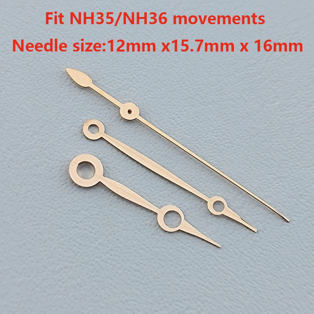 N H35 Hands Watch Accessories Watch Pointer White Pointer No Luminous Suitable For N H35 N H36 Movement