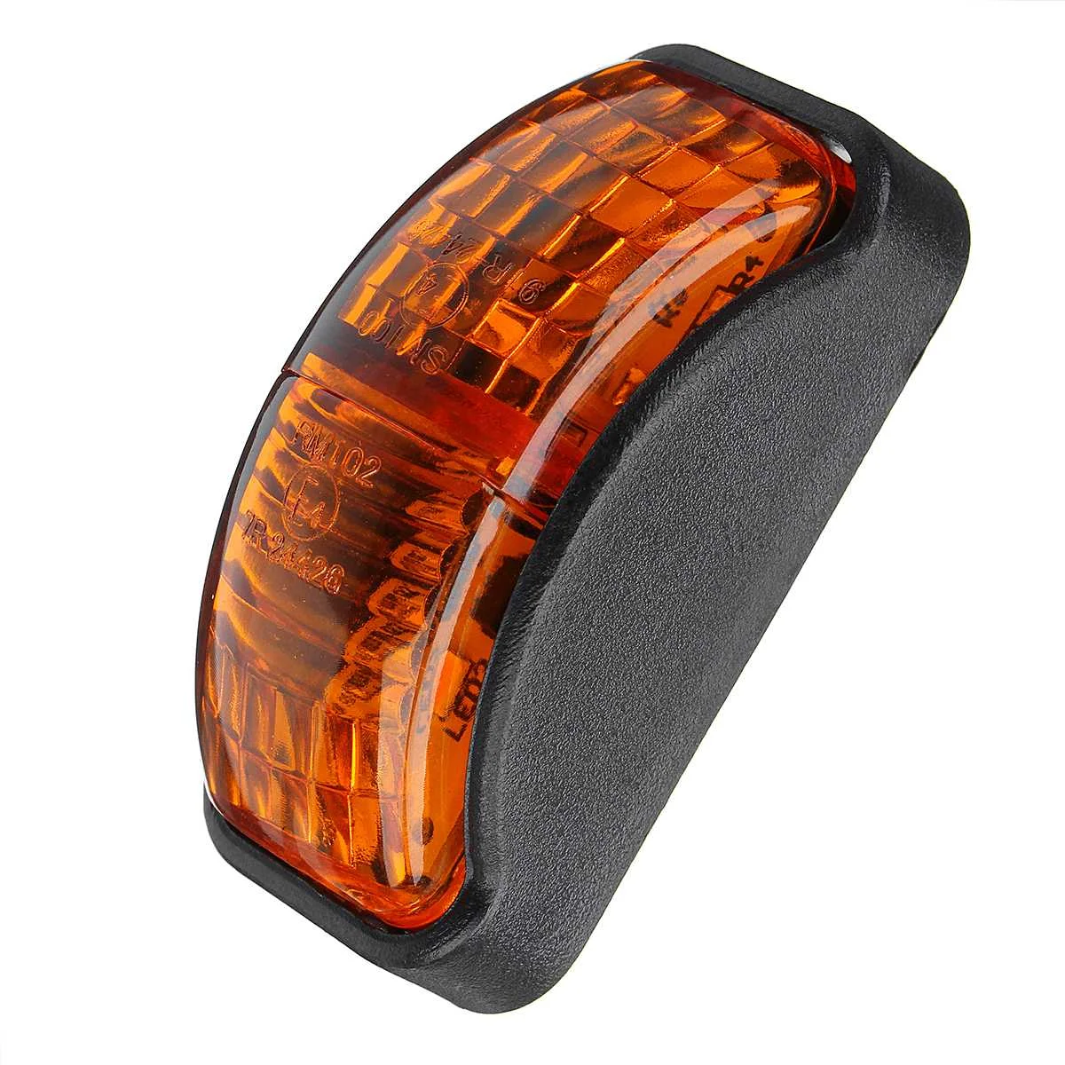 1/2x 12V-24V 2 SMD LED Car Auto Truck Trailer Side Marker Light Blinker Amber Indicator Led Lights Accessories DC10-30v