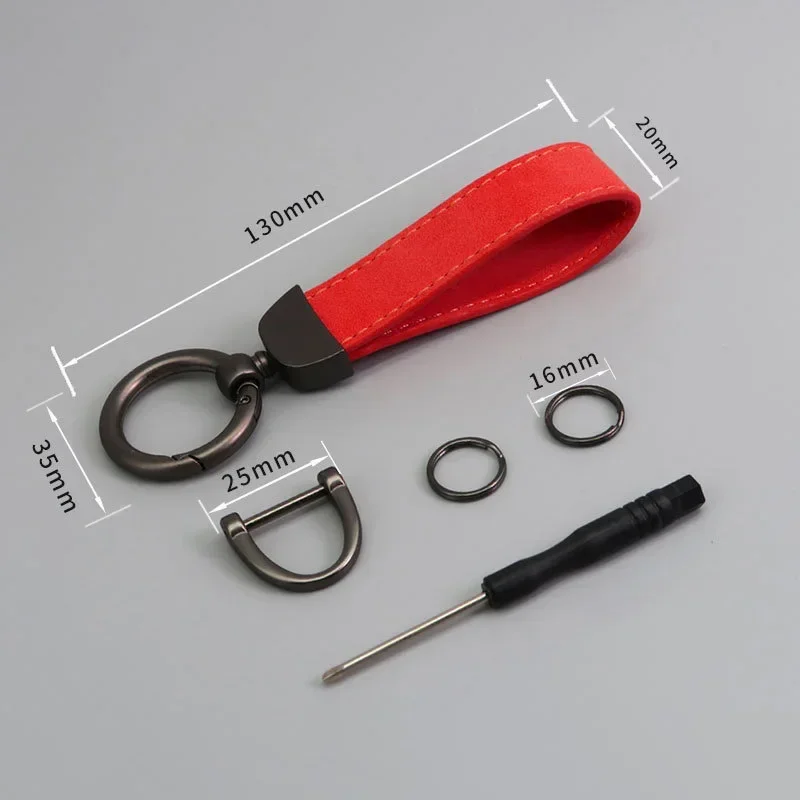 

Минималистичный модный однотонный флип-меховый брелок для ключей, деловой подарок, брелок для ключей для мужчин и женщин, ремешок для ключей от машины, брелоки для ключей