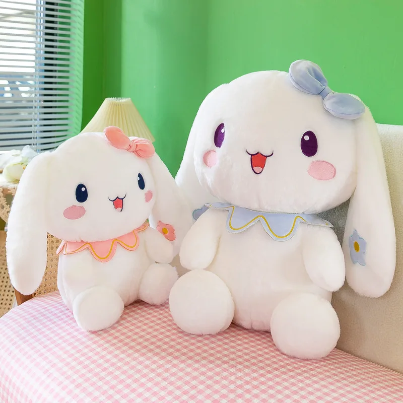 Multi Size Sanrio Cinnamoroll Plush Doll New Cute Plum Blossom Rabbit Plush Stuffed Toy Pillow Children's Doll Birthday Gift