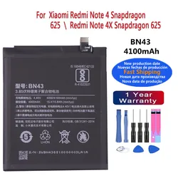 2025 Years 4000mAh BN43 Battery For Xiaomi Redmi Note 4X /Note 4 Note4X Global Snapdragon 625 Phone Batteries