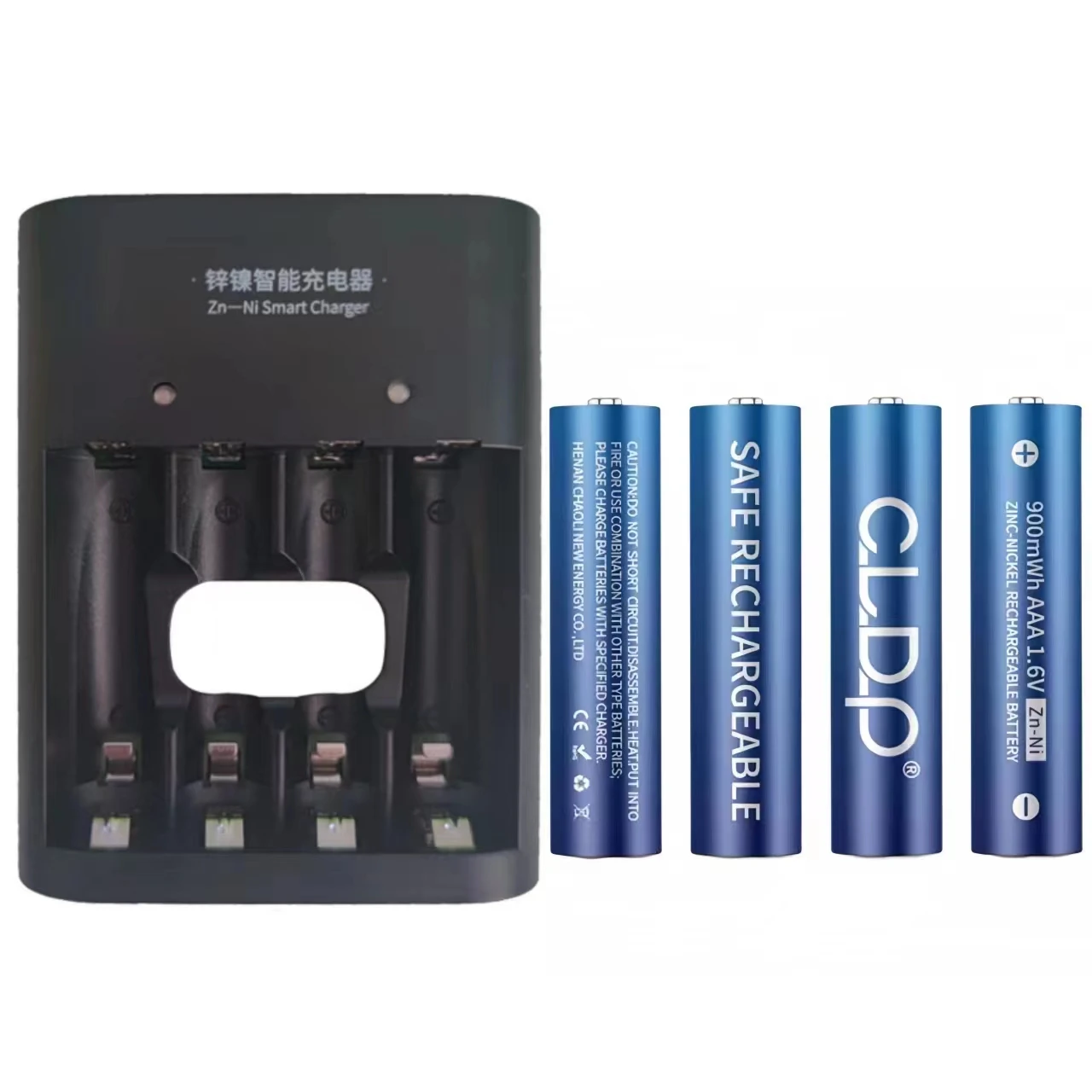 4PCS 1.6V AAA Ni-Zn rechargeable battery 900mWh nickel zinc toy battery + 4 slots aa aaa Ni-Zn smart charger