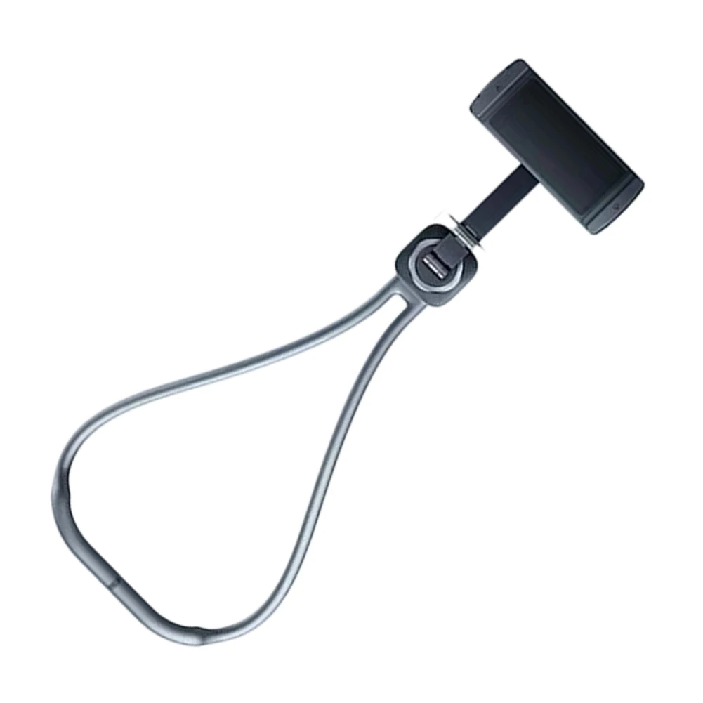 3-Axis/ Rotating Headrest Phone Holder For Car Sport Seats Vertical Horizontal Screen Mount Gray