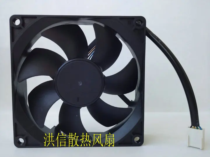 AVC DS09225R12HP039 DC 12V 0.41A 90x90x25mm 3-Wire Server Cooling Fan