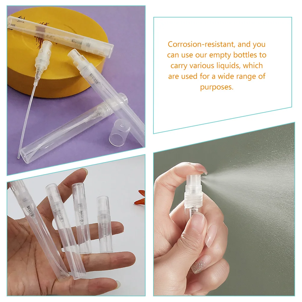 

30pcs Perfume Bottles Portable Mini Spray Travel Plastic Sub Bottles Refillable Corrosion Resistant Small Containers