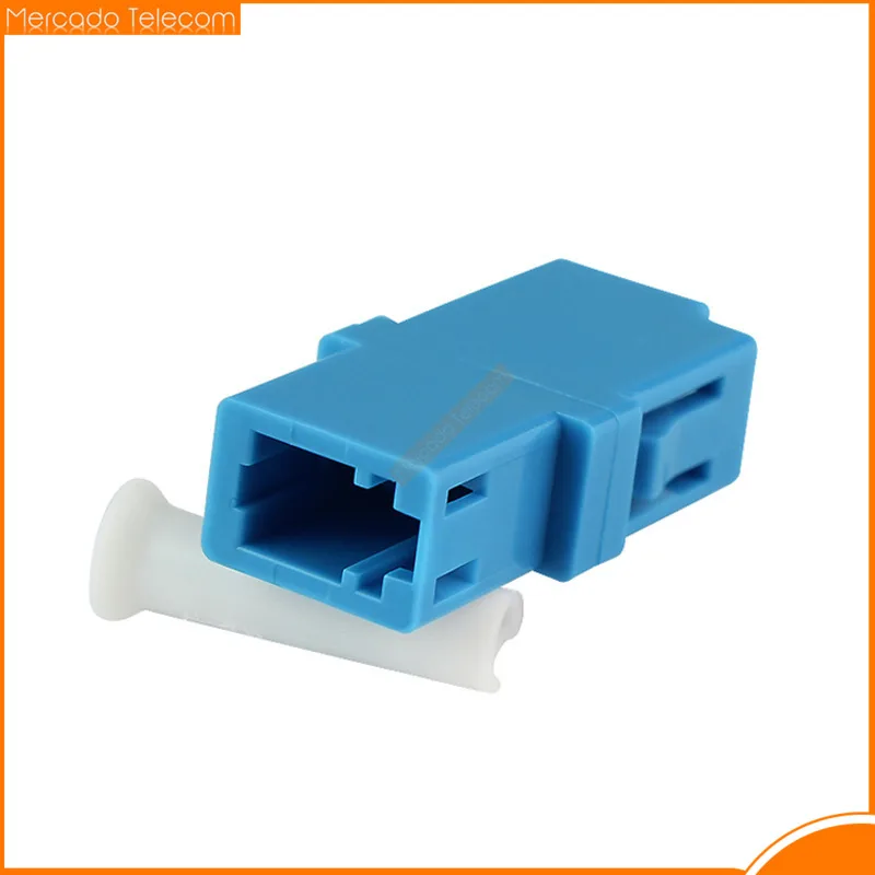 Adaptador de fibra óptica LC UPC, acoplador de fibra de modo único simple/dúplex, envío gratis, 50 unidades por lote