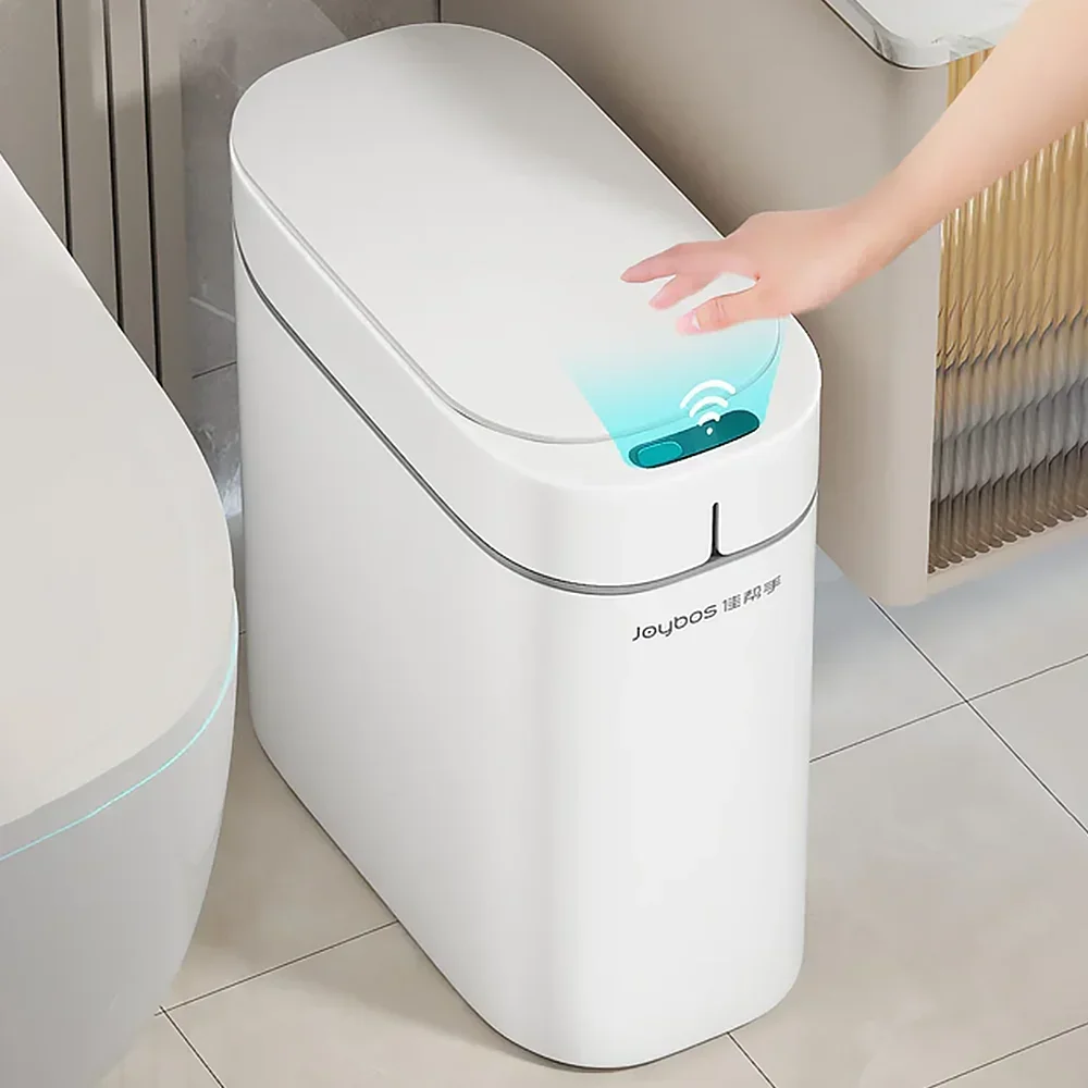 JOYBOS automatic smart waste bins self sealing self changing garbage bin modern 10gallon dustbin automatic electric trash can