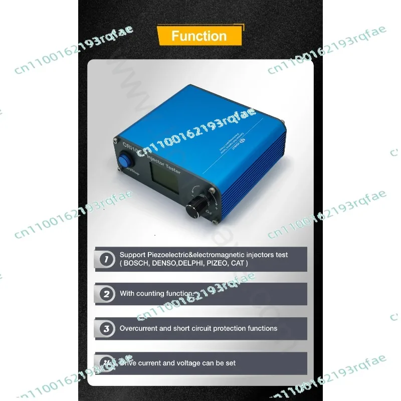 High Voltage CRI100 Diesel Coil Electromagnetic Piezoelectric Common Rail Injector Tester