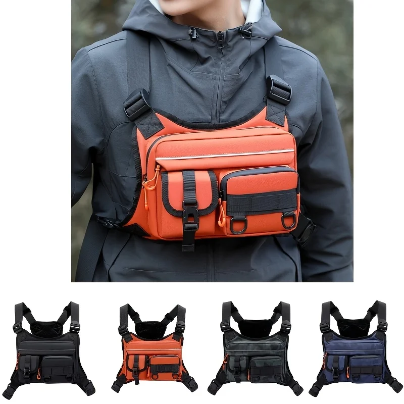 Men's Tactical Chest Bag, Runn - Fishing Vest recension och pris