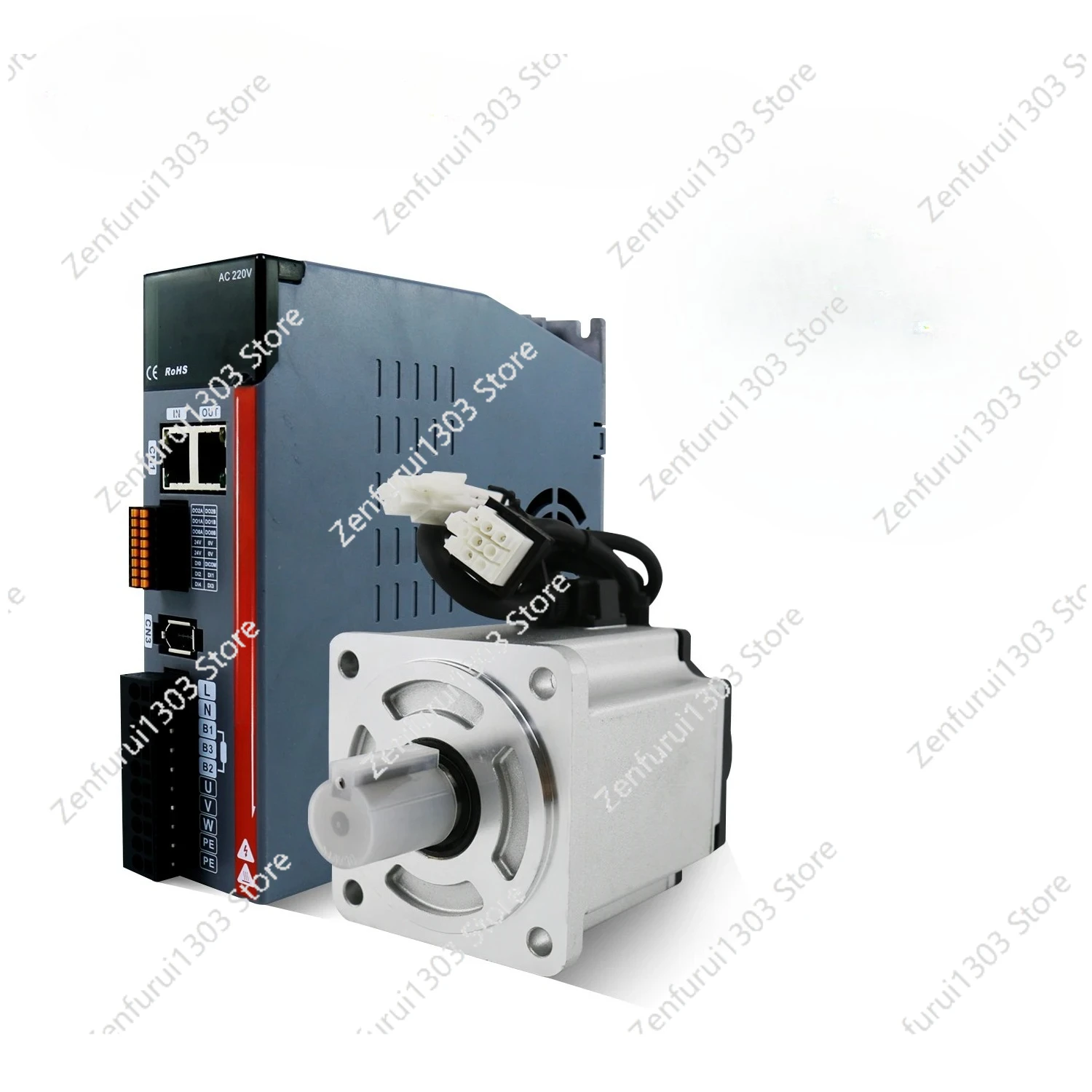 

750w 1kw Ethercat 3/4 a AC Servo Motors Drivers 2.39/3.2/4 N.m AC Servo Motor Driver Kit for Machine