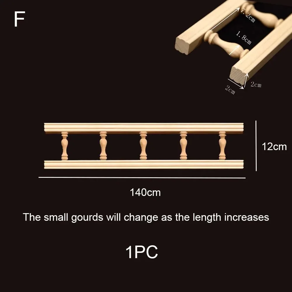 Houten Baluster Spindel Diy Meubels Speelgoed Home Decor Brug Kolom Applique Hout Kleine Kalebas Pilaren Wijn Hek Kast Ondersteuning