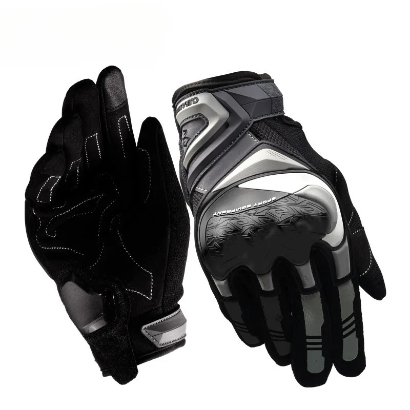 

Motorcycle Gloves for Men Women Touchscreen Reflective All Season Outdoor Riding Protective Road Bike Gloves