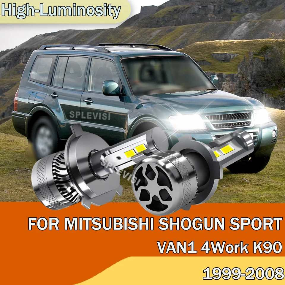 

H4 12V car light Led Headlights High-Efficiency For MITSUBISHI SHOGUN SPORT VAN1 4Work K90 1999 2000 2001 2002 2003 2004 -2008