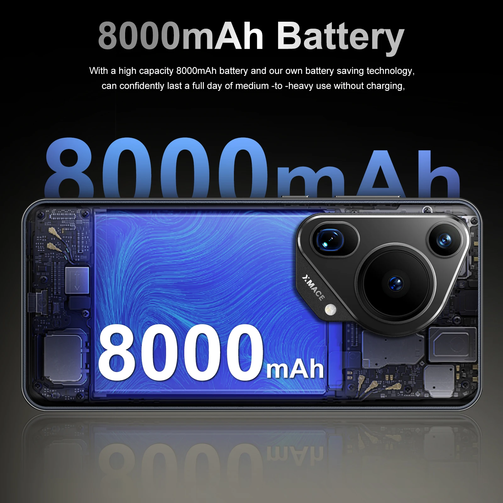 2024 New P70 Ultra SmartPhone 7.3 HD Screen Mobile Phones 16G+1T 5G Dual Sim Celulares Android Unlocked 108MP 8000mAh Cell Phone