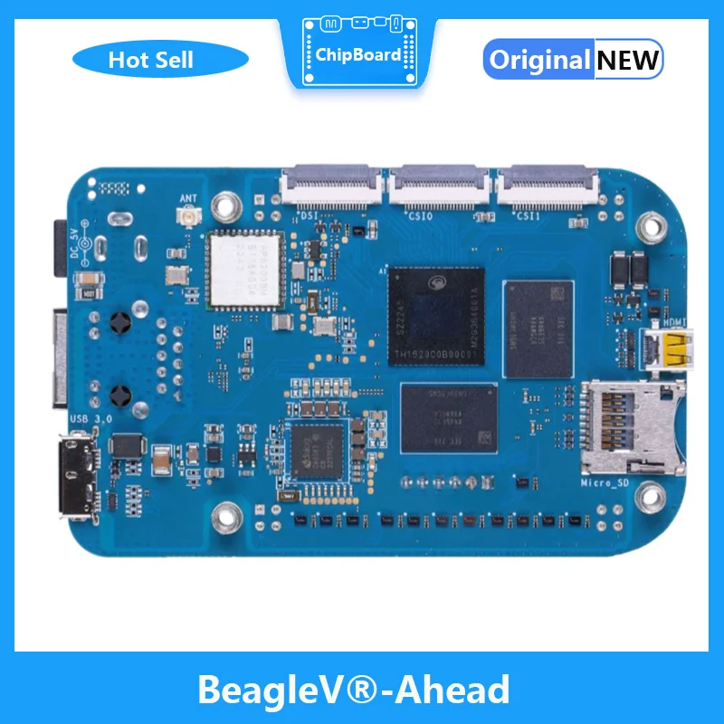 Imagem -03 - Beaglev-beaglev®aceleração Ahead ai Tops 2.4g Wi-fi Bluetooth 5.2 Ethernet Mikrobus 2x Csi 1x Hdmi 1x Dsi