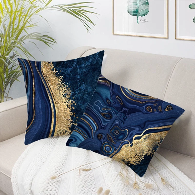 

New 4 Pack Cushion Covers 18X18 Inches Throw Pillow Pillow Cases With Invisible Zipper For Sofa Livingroom Bedroom