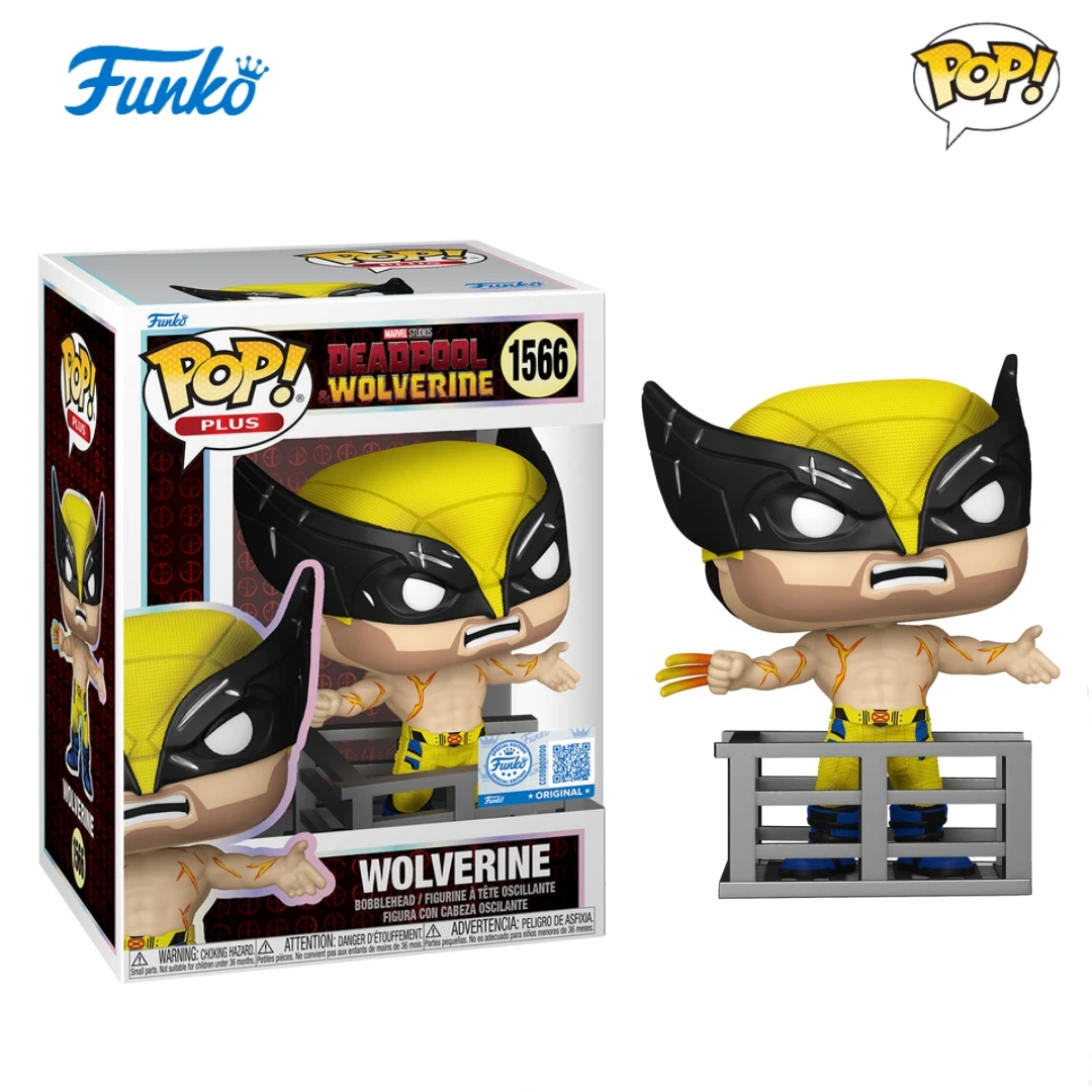 Funko Pop! Plus Deadpool & Wolverine (Finale) Figure Marvel Deadpool 3 Limited Edition Model Toy Collectible Birthday Gift - Image 4