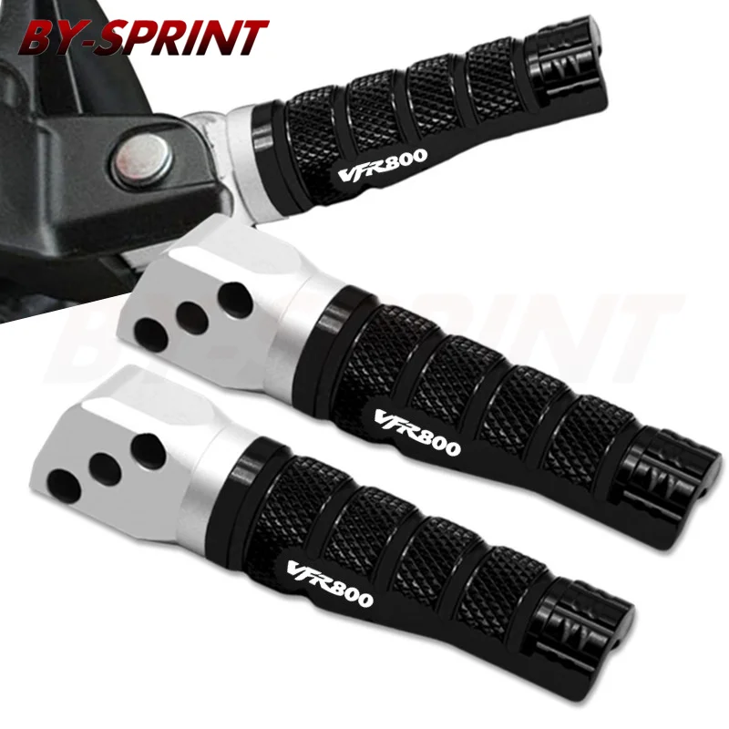 

Modified Motorcycle CNC Footrests Foot Pegs Rear Passenger Foot Rest For VFR800 VFR800F VFR 800/800F 1997-2024