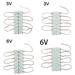 Contas de lâmpada smd, 25 lotes, 175 pçs, 3v, 6v, novo, lâmpada óptica, fliter para 20-120 polegadas, led, reparo de tv